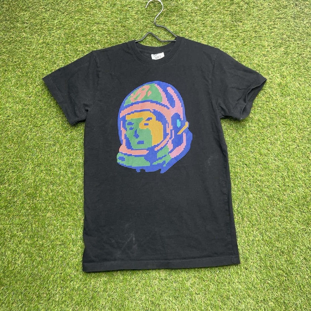 Billionaire Boys Club Shirt Mens Small Astronaut Space Black Short Sleeve